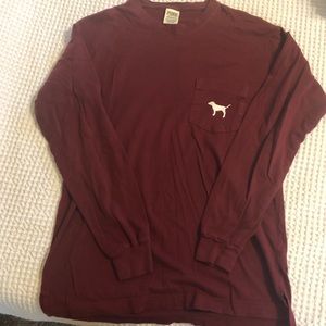 Long-sleeved PINK brand shirt